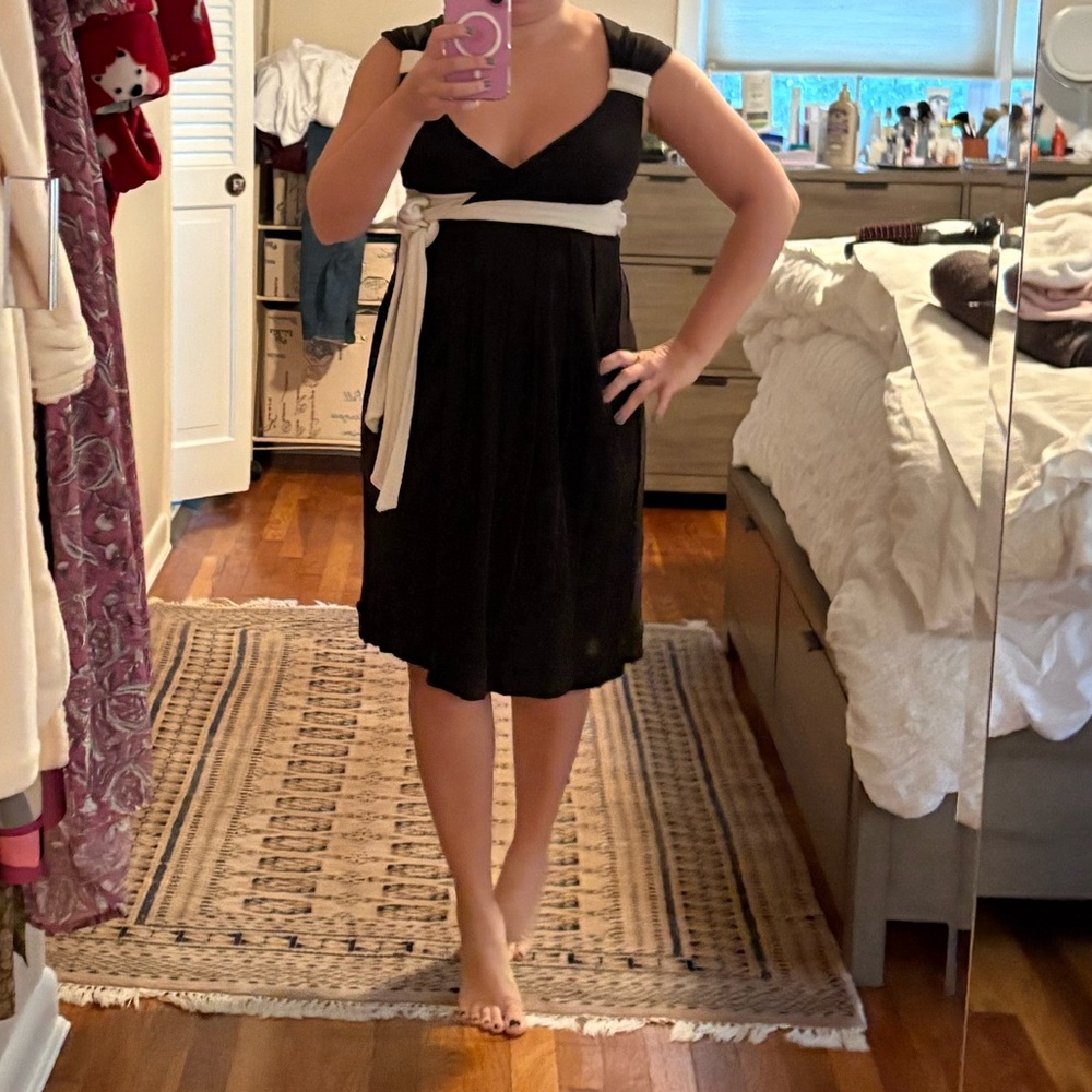 Brown dvf wrap dress